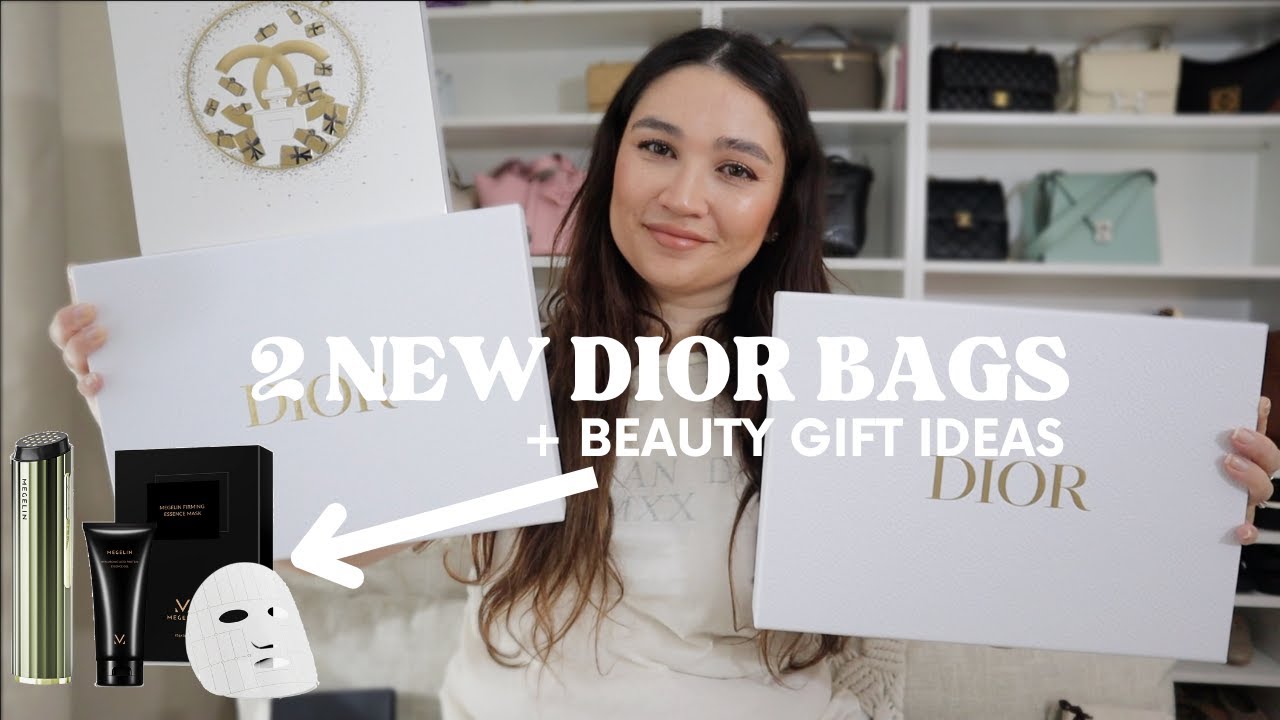 UNBOXING 2 NEW DIOR BAGS! + Beauty & Skincare Chanel, Megelin - YouTube