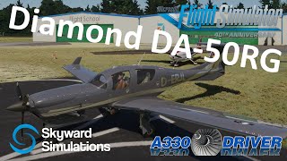 Skywards Simulation Diamond DA-50RG Review - Nice Flying for Little Money | Real Airline Pilot