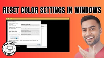 How to Reset Color Settings in Windows 10 | Restore Your Visuals Today!