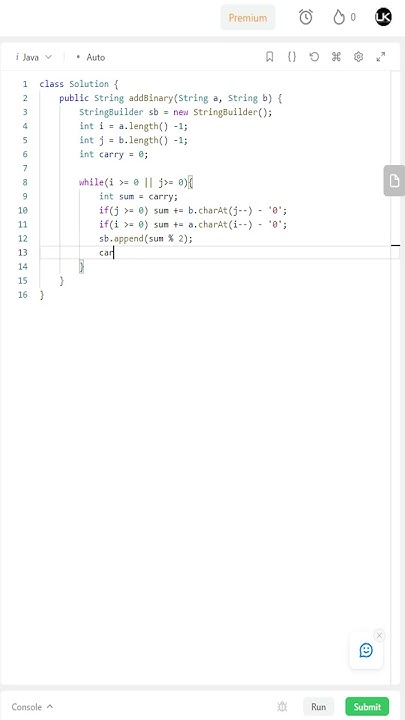 LeetCode Problem 67. Add Binary Short - YouTube