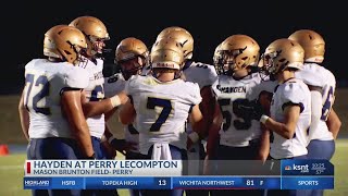 FOOTBALL FRENZY: Hayden beats Perry Lecompton