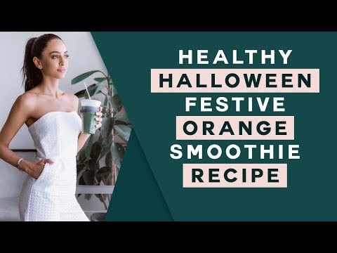 healthy-halloween-festive-orange-smoothie-recipe-|-dr.-mona-vand