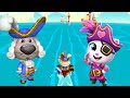 Pirate Angela Vs Captain Ben - Talking Tom Time Rush