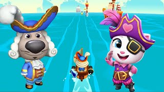 Pirate Angela Vs Captain Ben - Talking Tom Time Rush