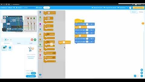 Programación de Arduino Uno para semáforo en mBlock