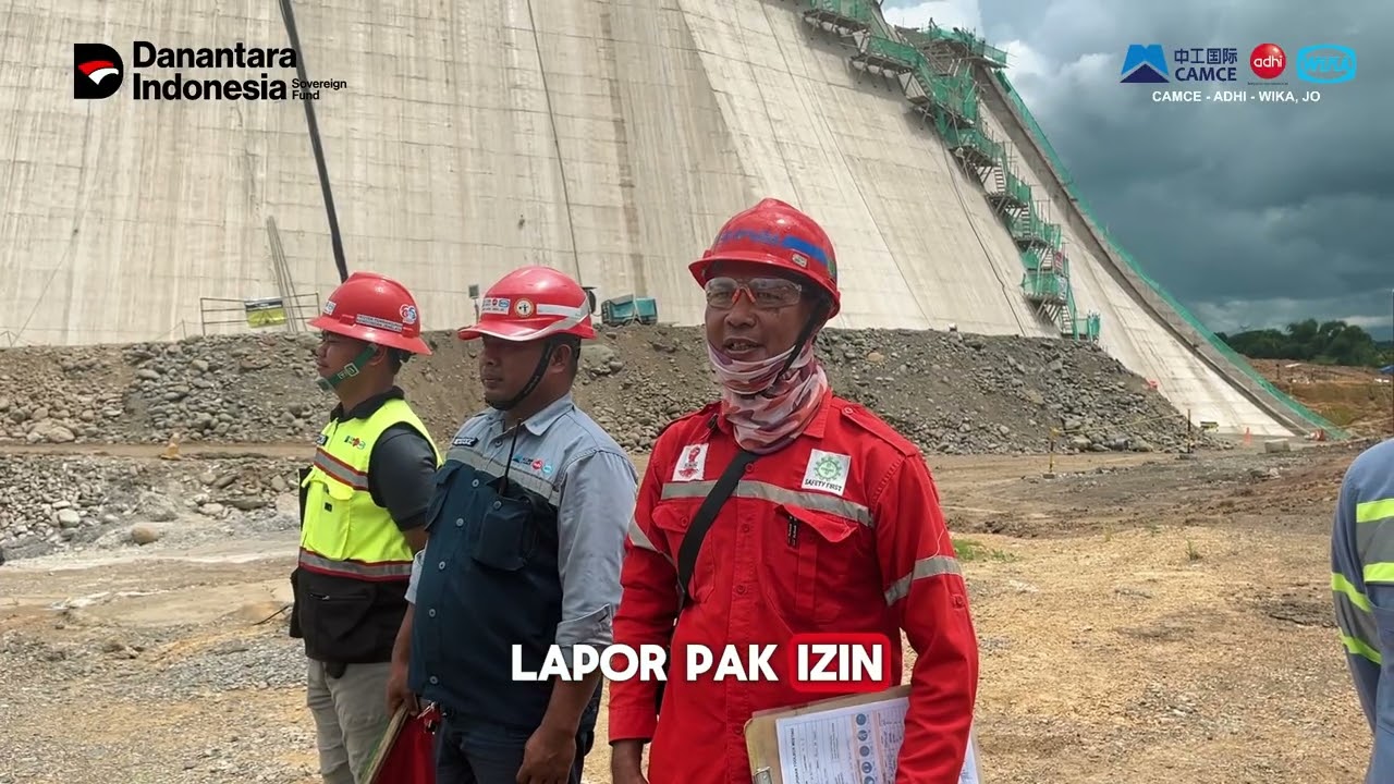 Simulasi Tanggap Darurat Banjir dan Orang Tenggelam di Proyek Bendungan #safetyfirst #HSE #fyp
