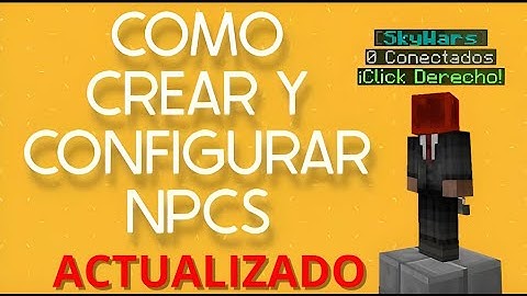 [TUTORIAL] Como Crear y Configurar NPCS [ATERNOS] [1.8-1.21+]
