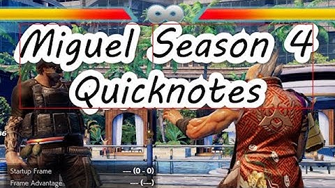 Tekken 7 | Miguel Season 4 Quicknotes