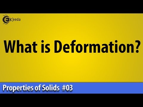 What is Deformation - Properties Of Solid - Basic Physics - MSBTE Diploma Engineering | Ekeeda.com