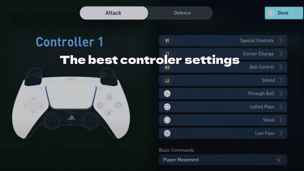 eFootball 2024 Best controllers settings Tutorial controller settings