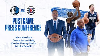 Mavs Post Game Interview: Nico Harrison, Jason Kidd, Dorian Finney Smith, \& Luka Dončić (02\/10\/22)