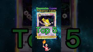 Top 5 EXPENSIVE Hypno Pokémon Cards 🪀 #shorts #top5 #hypnosis