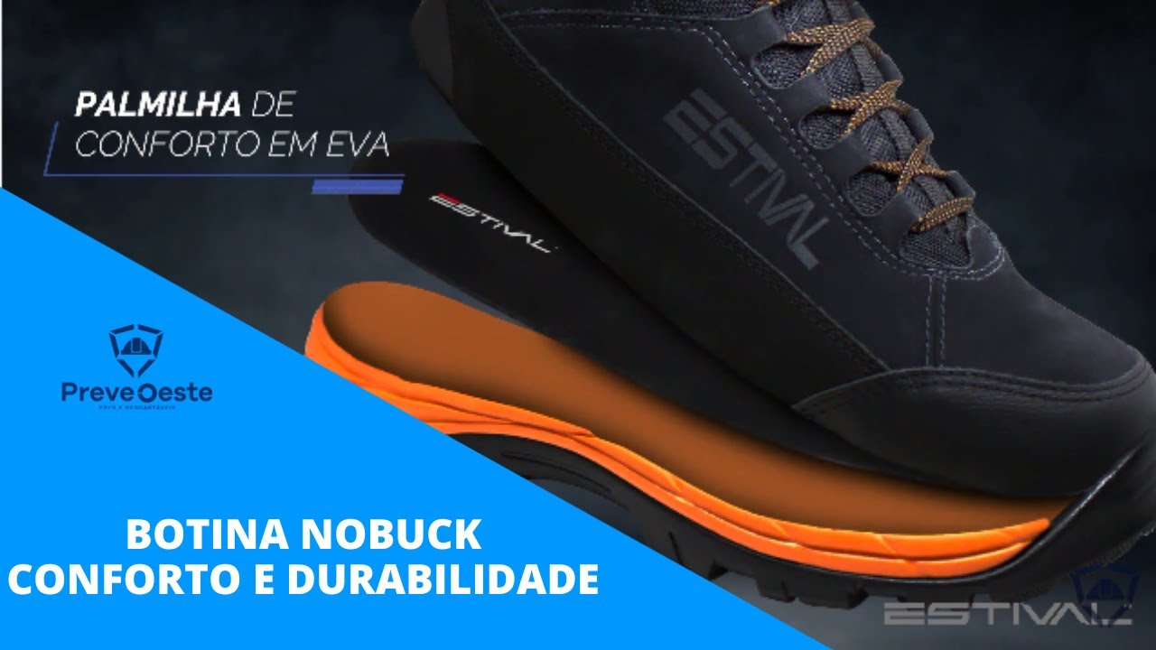 BOTINA NOBUCK PRETO E LARANJA ADVENTURE DARK SAPPHIRE CA 40376