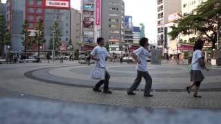 池袋でWORLD ORDER 歩きをするゼロノミクマ(ゼロクマ)