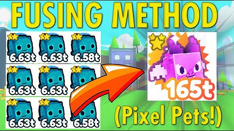 The *BEST* FUSING METHOD in Pixel Update | Pet Simulator X