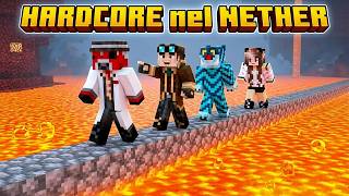 ENTRO NEL NETHER SU MINECRAFT HARDCORE IN LIVE CON I MIEI AM