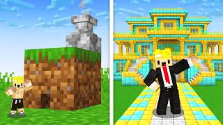 Pasé de CASA NOOB a CASA MULTIMILLONARIA en Minecraft