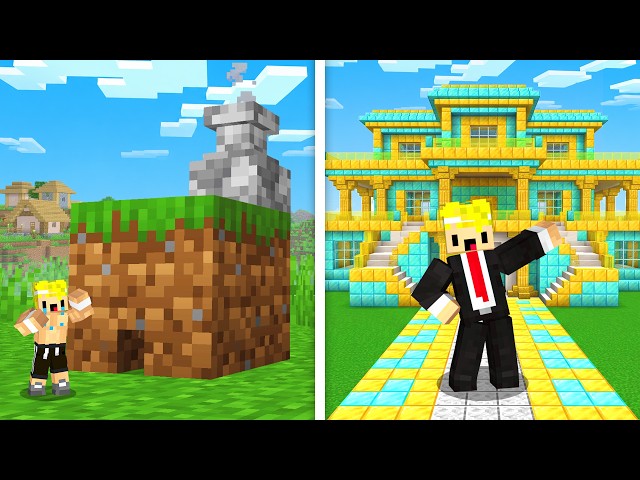 Pasé de CASA NOOB a CASA MULTIMILLONARIA en Minecraft
