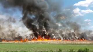 Large Controlled Burn Near Jamestown May 22nd