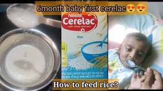 6Month baby food preparation||cerelac recipe@momssimplekichenwithsiri