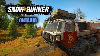 🔴 Snowrunner Christmas Stream In Ontario (Relaxing ASMR) | Episode 56 | Snowrunner