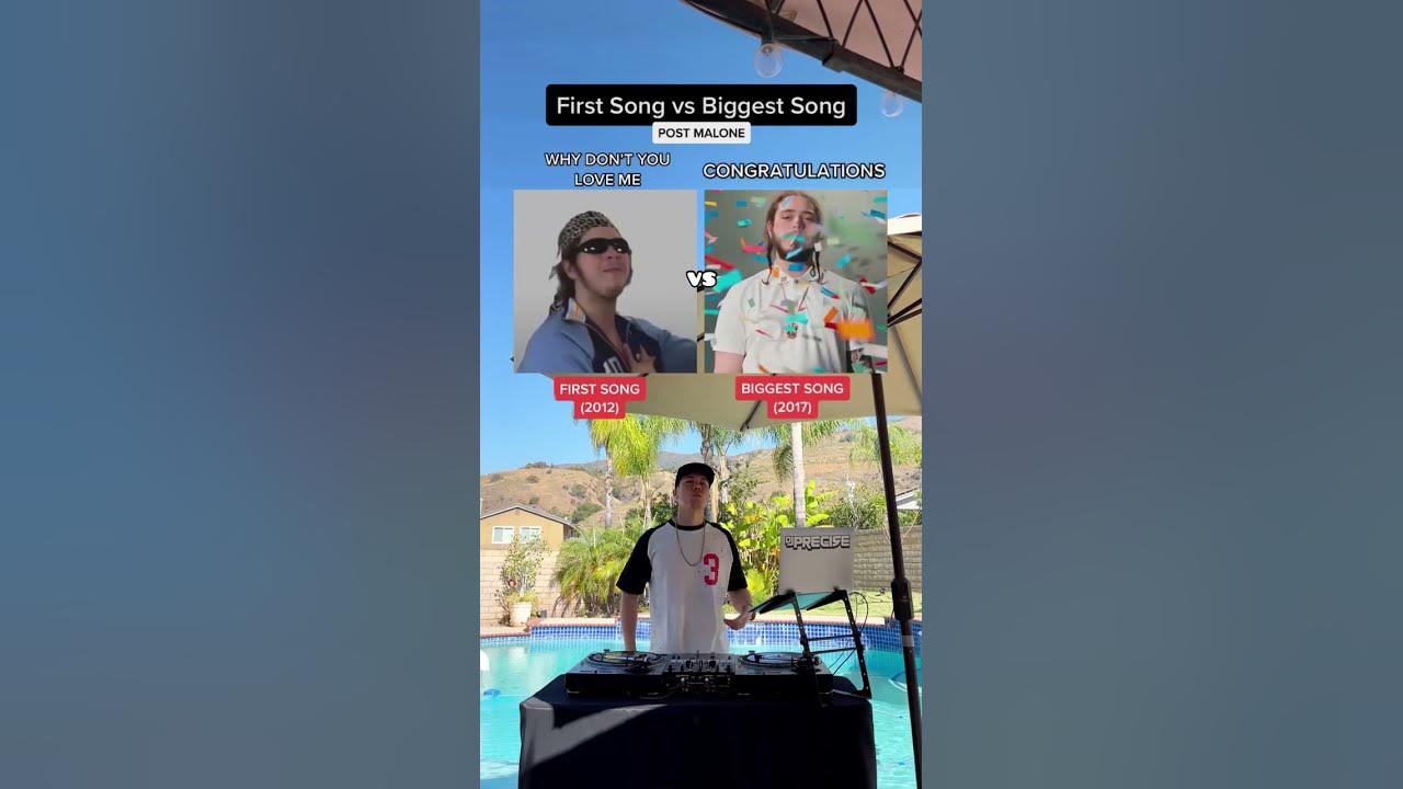 Post Malones FIRST song vs most POPULAR song! (Before He Was Famous) 🤯