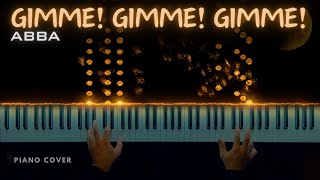 ABBA - Gimme! Gimme! Gimme! || Beautiful Piano Cover (Sheet Music)