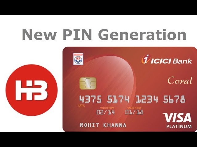 Forgot your ICICI card PIN? -see How to generate ATM PIN for ...