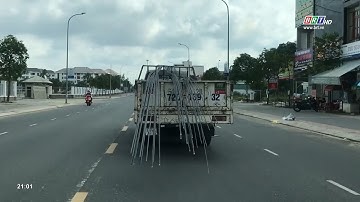 Xe ô tô không chằng buộc hàng hóa- nỗi ám ảnh của người tham gia giao thông | BRTgo