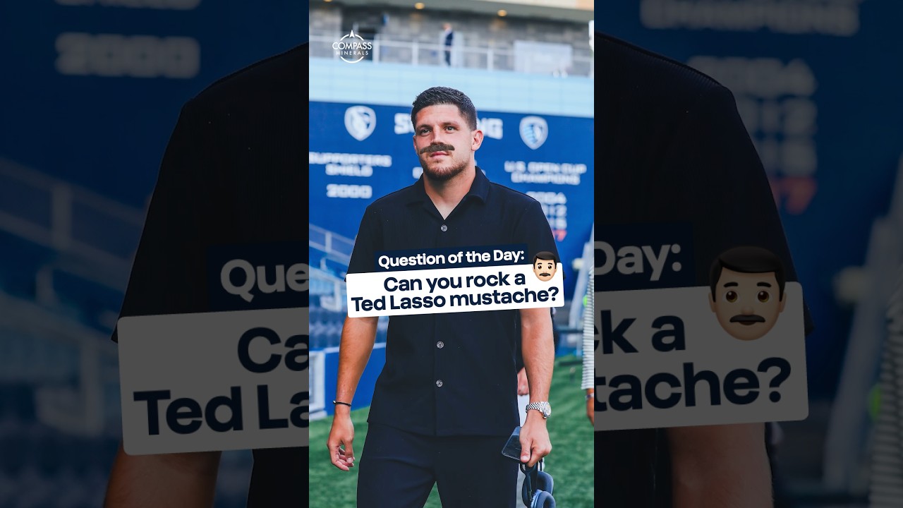 Can you rock a Ted Lasso mustache? 👨🏻