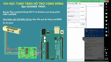 Lập trình đọc dữ liệu Loadcell sử dụng HX711 + Arduino bằng labVIEW