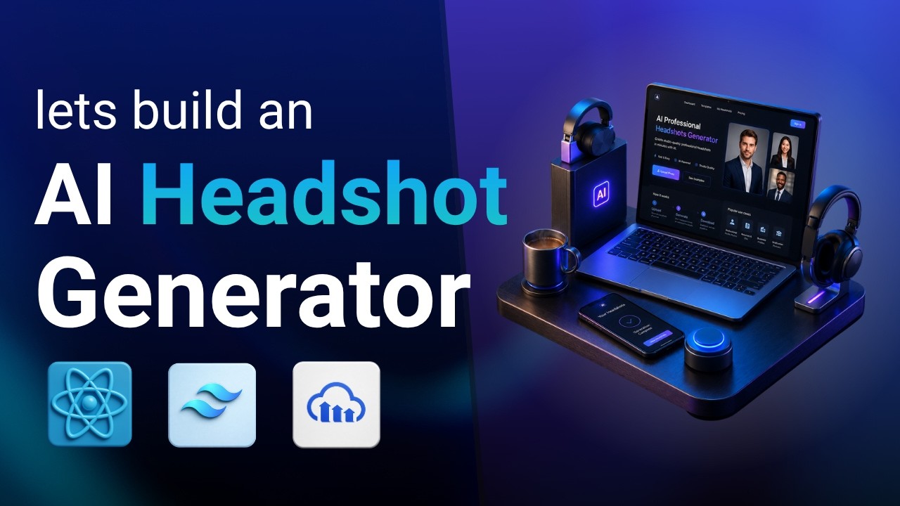 Build A Production Ready AI Headshot Generator | React, TailwindCSS, Cloudinary