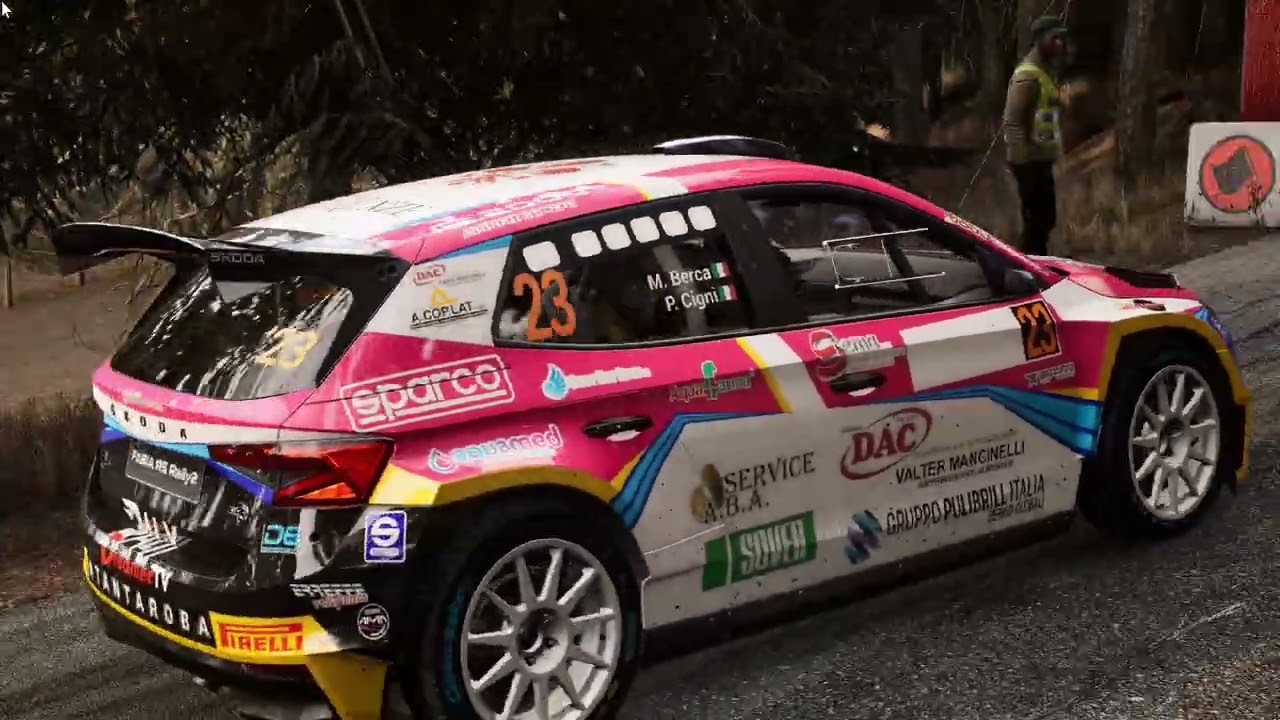 Assetto corsa Rally Monte Carlo Skoda Fabia rally
