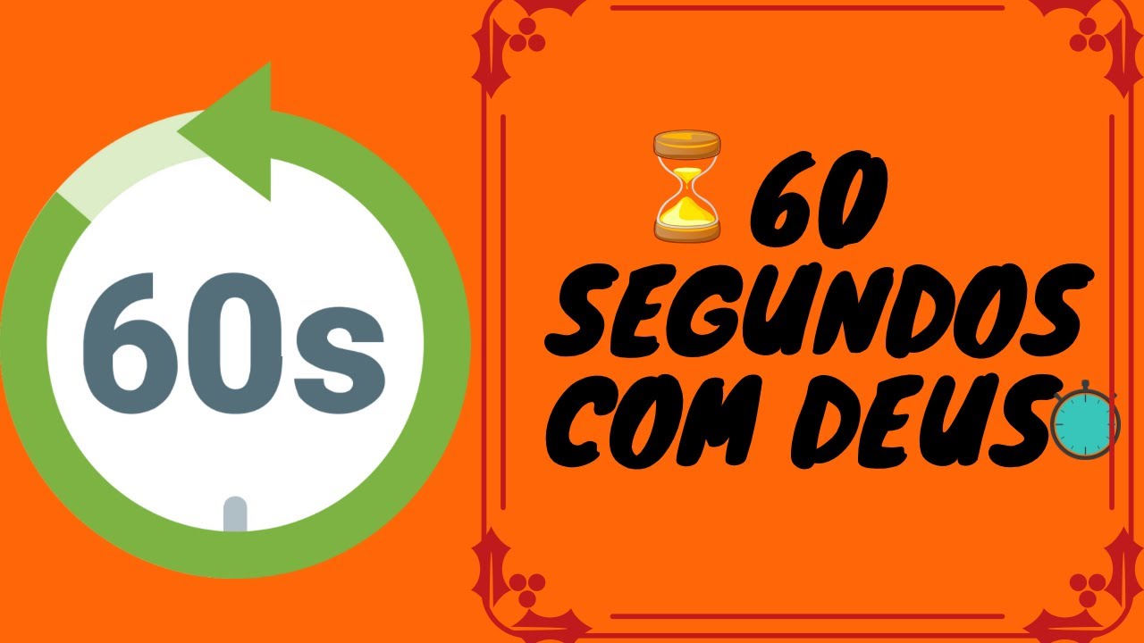 60 Segundos Com Deus - YouTube