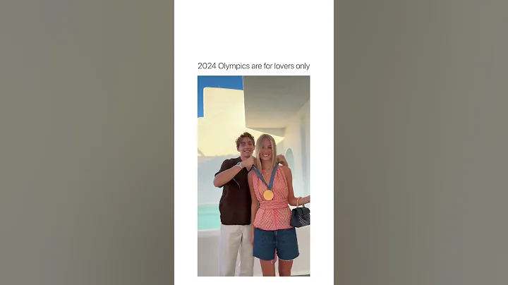 They are the cutest couple in the Paris Olympics! 😍🩷 #parisolympics2024 #goldmedal