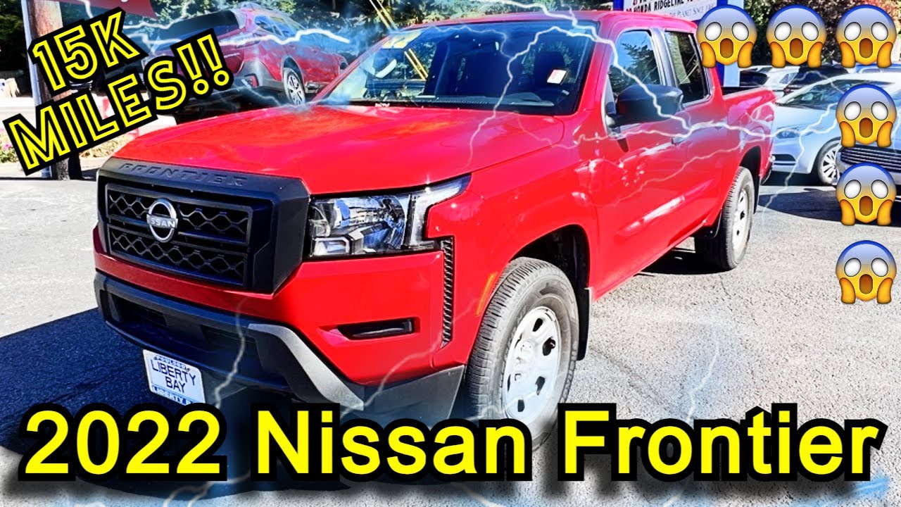 1 Owner AWD Cayenne Red Nissan Frontier is basically BRAND NEW