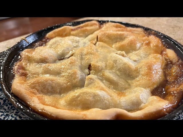All American Apple Pie in a Cast Iron Lodge Skillet, Everten Blog