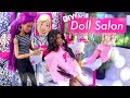 DIY - How to Make: Doll Salon PLUS ALL NEW Barbie Salon Play Set Unboxing