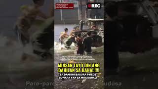 Kaya tayo BINABAHA! Masdan ang mga BASURA. Sigurado babara sa kanal mga yan | Baha sa laguna.
