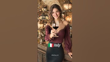 🍷 Glamorous Sommeliers from 5 Countries ✨ World Wine Charm - 1
