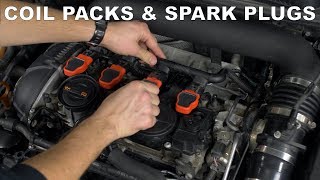 VW/Audi 2.0T Coil Packs and Spark Plugs (Removal and Install DIY)