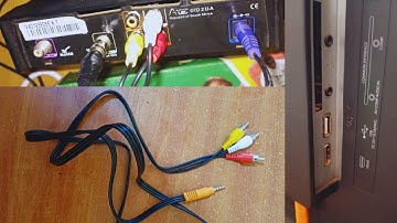 Connect GOtv decoder to weird TV without RCA AV ports