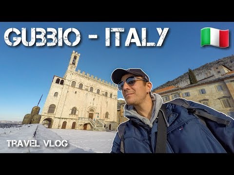 The ancient town of Gubbio in Italy - Travel vlog in Europe