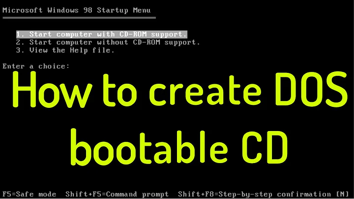 How to create DOS bootable CD for HP Compaq dc7800 USDT #redigitt Ep.343