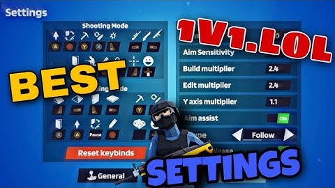The BEST Setting And BINDS For 1V1.LOL Controller ( AIMBOT🎯| Peice Control 🧩) - 5 More Nights 🌙