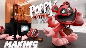 Making Poppy Playtime Bobby Bearhug figure modeling sculpting timelapse