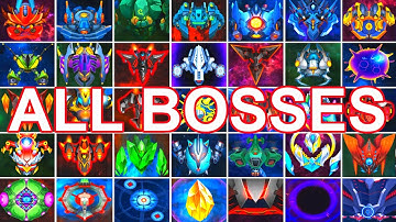 Galaxy Invader: Alien Shooting - All Bosses | Beating ALL BOSSES