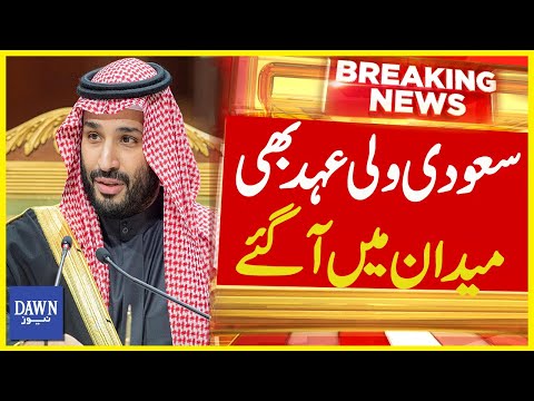 Saudi Prince Muhammad Bin Salman in Talks with Palestinian President | Breaking News | Dawn News