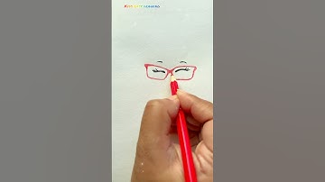 How to draw a Girl with Glasses #drawing #art #pencildrawing #shortvideo #shortsfeed #shorts