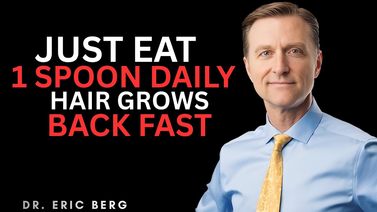 Women Over 50: 1 Spoon Before Bed to Support Natural Hair Regrowth | Dr Eric Berg DC
